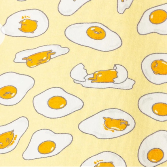 GUDETAMA COMFY PANTS SIZE XS BLACKMILK NWT HELLO KITTY YELLOW POCKETS - Picture 7 of 10